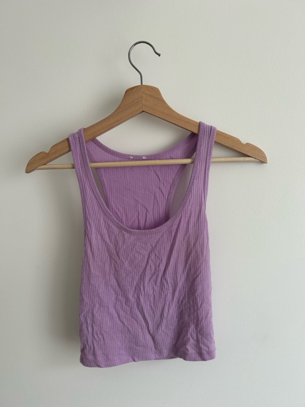 Garage Lavender Ribbed Tank - Scoop Neck